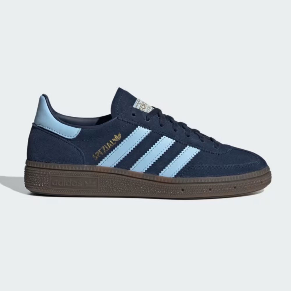 Adidas Handball Spezial Shoes Collegiate Navy Clear Sky Size Youth 5.5/Women 6.5 - Picture 1 of 16